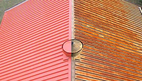 spray tech services metal roof painting